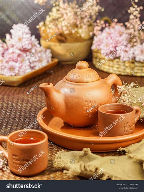 Teh Poci Indonesian Traditional Tea Pot Stock Photo 2217854891 ...