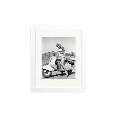 Marisa Allasio's Vespa | Framed Photography