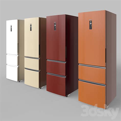 Refrigerator Haier A2F635 - Kitchen appliance - 3D model