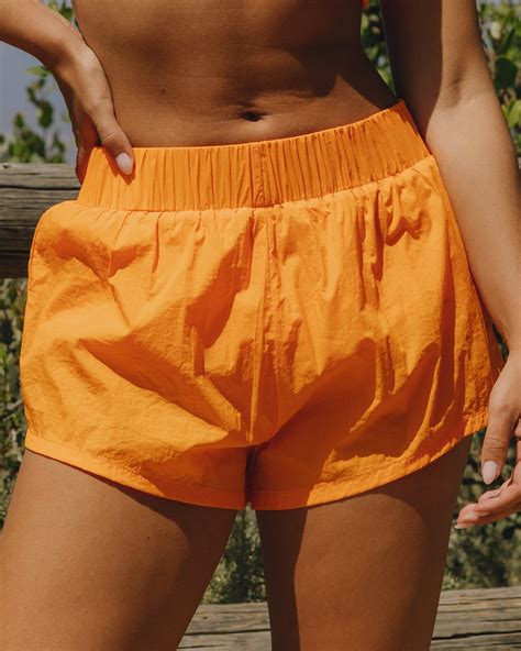 Super Bounce Shorts - Orange – shopdailydrills