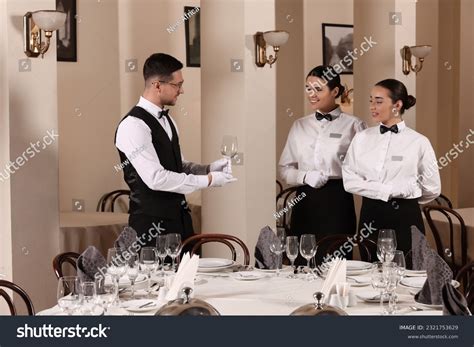 butler setting table images stock  vectors shutterstock