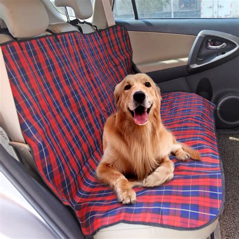 Dropshipping Pet Plaid Dog Carriers Car Seat Cover Durable Puppy Cats Car Blanket Hammock Dog ...