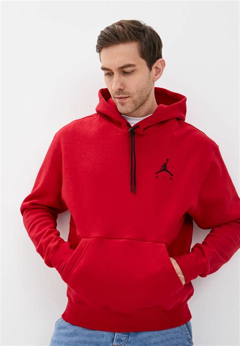 Худи Jordan M J JUMPMAN AIR FLC PO, цвет: красный, JO025EMLYWZ8 ...