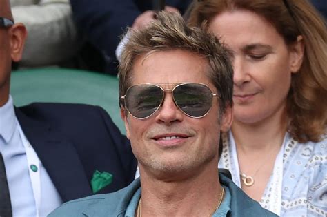 Las fotos de Brad Pitt en Wimbledon que han hecho arder las redes por ...