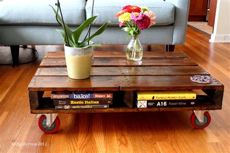 mango tomato diy    pallet coffee table