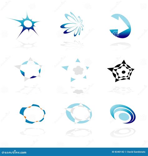 corporate logos stock vector illustration  identity