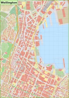 wellington maps  zealand detailed maps  wellington