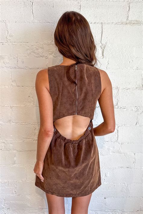 Free People Atlas Suede Mini Dress – Adelinestores