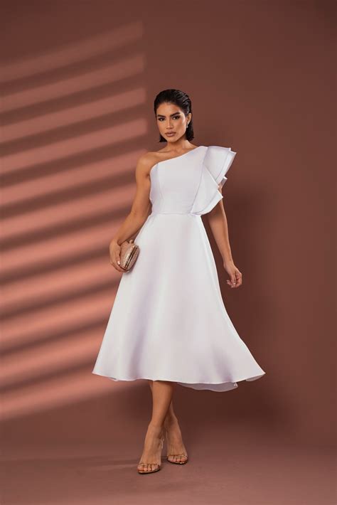Vestido Casamento Civil Midi