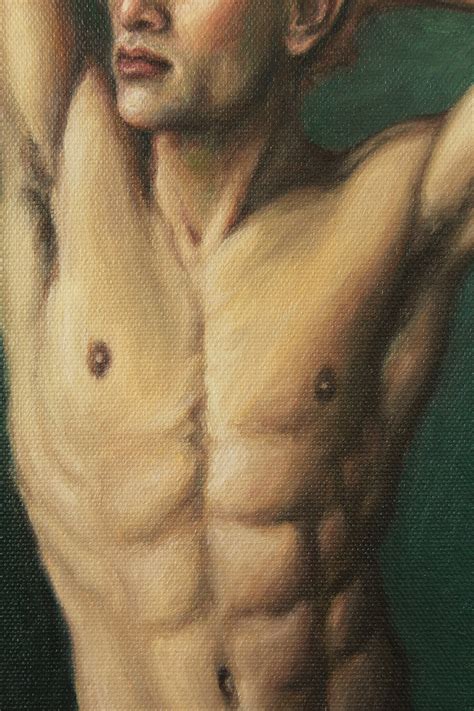 Male Nude Large Art Print From Original Oil Painting by Pat - Etsy