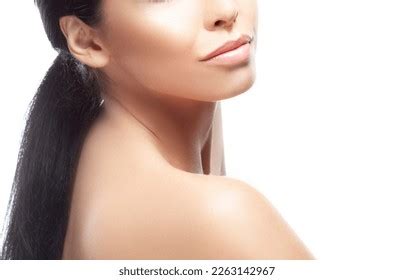 beauty face shoulder woman skin spa stock photo  shutterstock