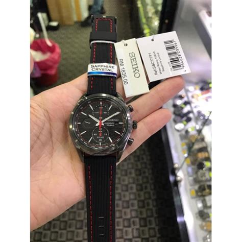 Seiko SSC777P1 Macchina Sportiva Solar Power Chronograph Sapphire Glass ...