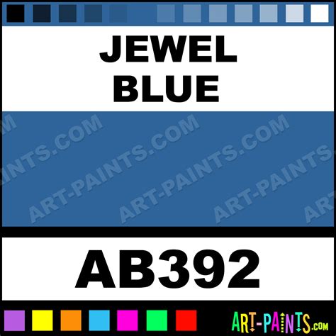 Jewel Blue Gloss Enamel Paints - AB392 - Jewel Blue Paint, Jewel Blue