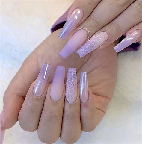 Detalle 43+ imagen uñas color lila acrilicas - Thptnganamst.edu.vn