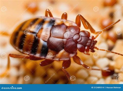 Bedbug Close Up Of Cimex Hemipterus - Bed Bug On Bed Background , High ... 