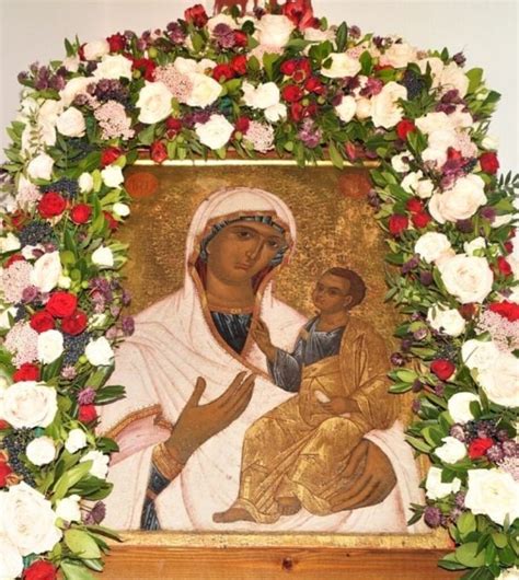 mixed icons panagia  jesus christ  prayer rope