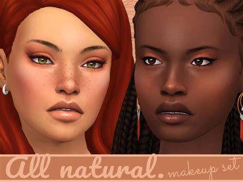 natural  makeup set  sims  catalog
