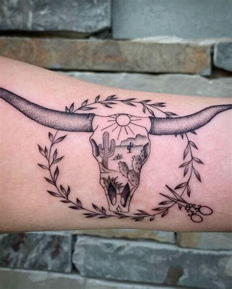 101 Best Longhorn Tattoo Ideas That Will Blow Your Mind!