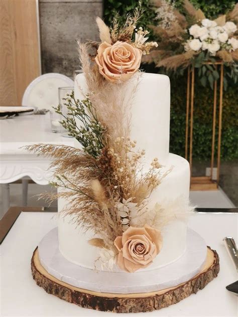 Rustic wedding cake – Artofit