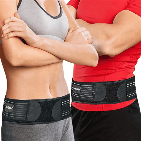 EverRelief Double Compression Waist Wrap, Medium SI Belt Hip Brace for