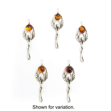 Baltic Amber Angel Pendant | Holisticshop.co.uk