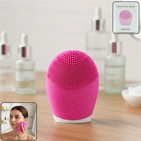 premium silicone electric facial cleansing brush  pc gambitproductcom