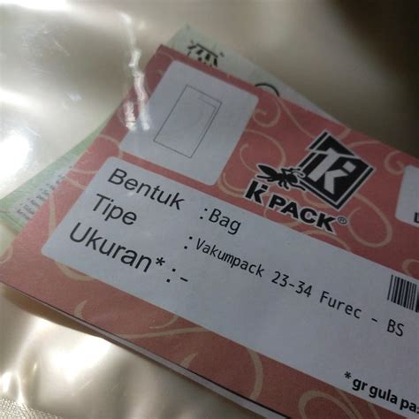 jual bag vacuum pack    cm plastik vacum food grade tahan