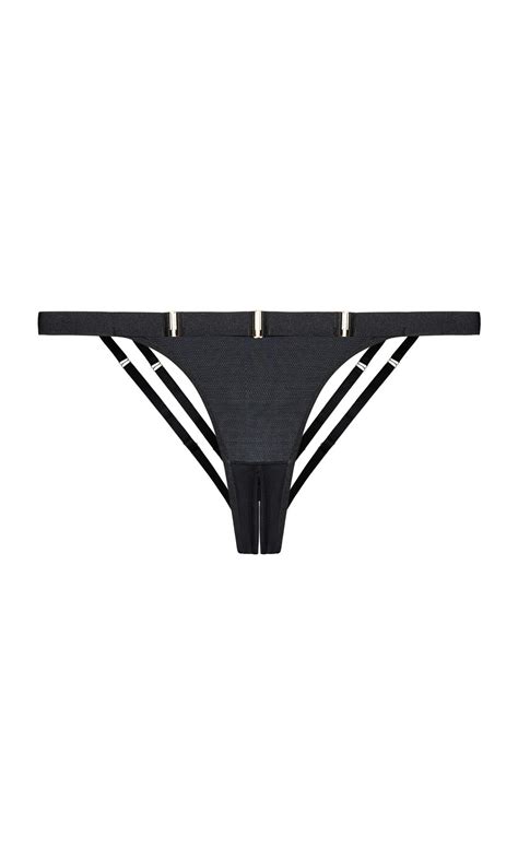 Evans Black Angelika Knickers | Evans