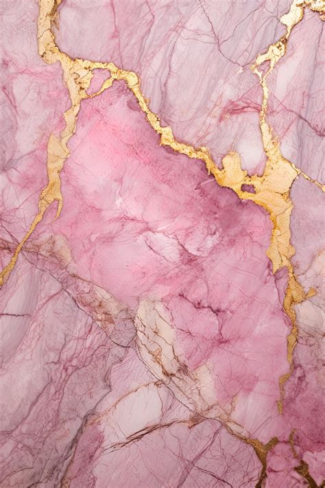 Premium Photo | A pink marble with gold and pink marble.
