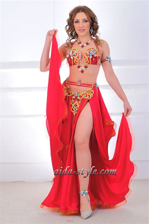 Red Belly Dance Costumes