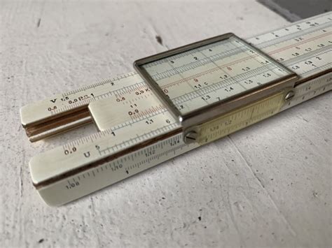 Nestler 37 Electro mahogany slide rule in case 1940 Germany - Vintage ...
