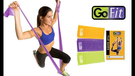 GoFit Latex Free Flat Bands - YouTube