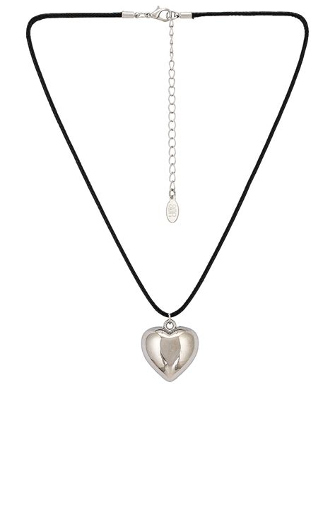 reasons pendant choker necklace  silver revolve