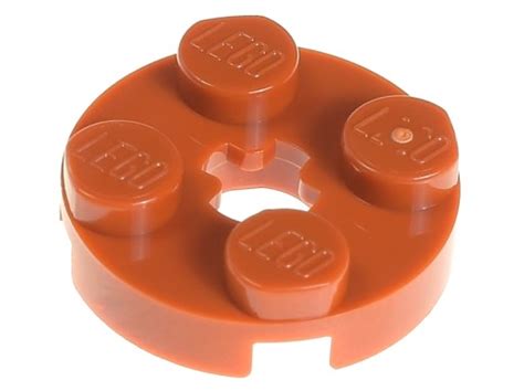 LEGO Płytka okrągła 2x2 4032 pomarańczowa ciemna 12932591130 - Allegro.pl