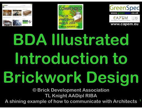 Bda Guide To Successful Brickwork
