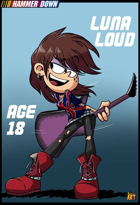 Hammer Down Luna Loud 2.0 by Ruhisu on DeviantArt