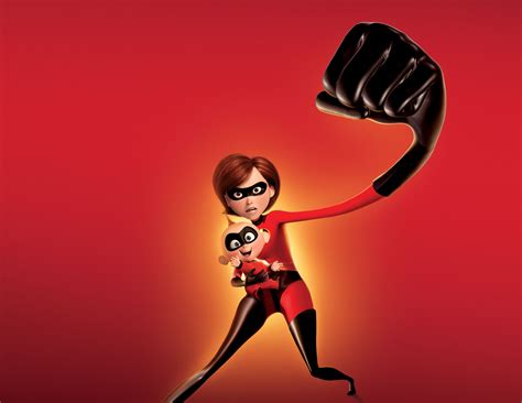 Incredibles 2: Elastigirl & Jack-Jack 4K Ultra HD Action Wallpaper