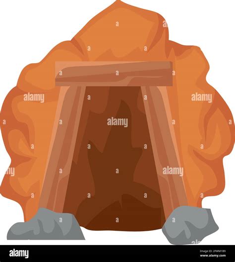 cave door design stock vector image art alamy