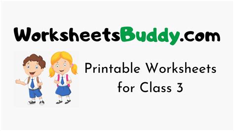 worksheets  class  printable  grade worksheets  subjects