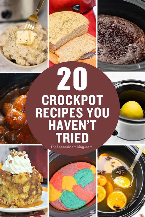 20 Slow Cooker Recipes You Haven't Tried - The Soccer Mom Blog