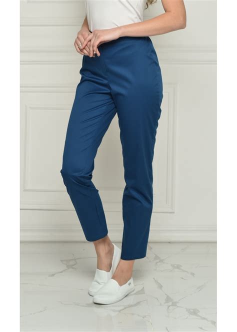 Брюки медицинские женские 526 Slim 7/8 стрейч BLUE OPAL купить в ...