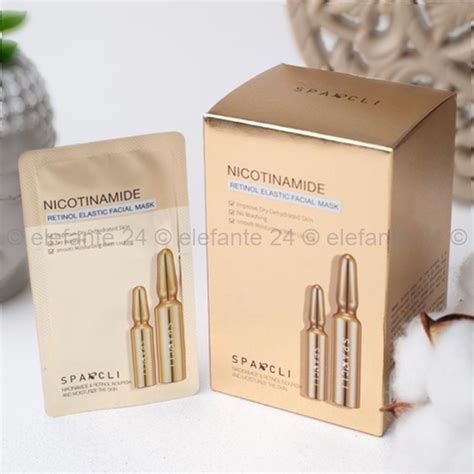 Маски для лица Sparcli Nicotinamide Retinol Elastic Facial Mask 30x2g ...