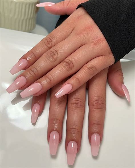 30+ Light Pink Coffin Nails: The Perfect Manicure Update - Nail Designs