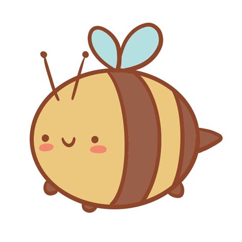 Cute Bee Drawing