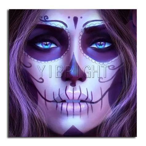 DIY 3D Diamond painting Beauty Face Full Square Diamond embroidery Eyes ...