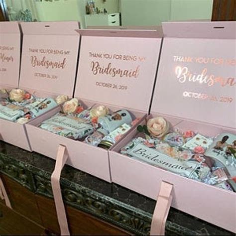 Bridesmaid Gift Box Personalized Proposal Decorative - Etsy | Gifts for
