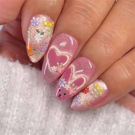 bunny rabbit nail art 8