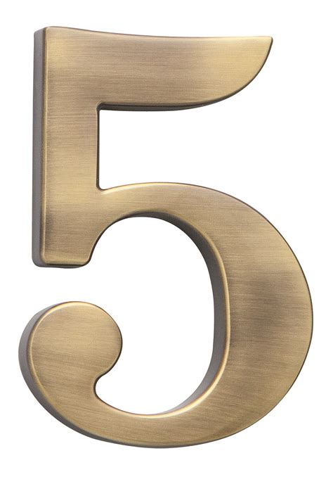 Domovní číslo „5“ | bauhaus.cz