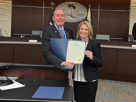 Palm Coast Council Members Theresa Carli Pontieri and Cathy Heighter