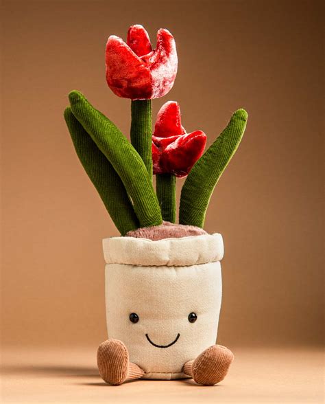 jellycat bouquet jellycat amuseables tulip flower plant plush